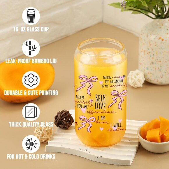 Self Love Affirmations Hot & Cold Tumbler - Picture 4 of 4